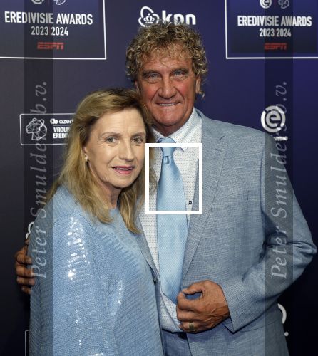 Utrecht 2 september 2024
Voetballer van het jaar verkiezing  van ESPN in de Fabrique in Utrecht. Jean Marie Pfaff kwam met zijn vrouw Carmen Pfaff