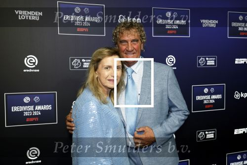 Utrecht 2 september 2024
Voetballer van het jaar verkiezing  van ESPN in de Fabrique in Utrecht. Jean Marie Pfaff kwam met zijn vrouw Carmen Pfaff