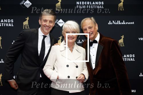 Utrecht 27 september 2024
Uitreiking gouden kalveren in de schouwburg van Utrecht. 
Jelle de Jonge  Leny Breederveld en Martin v Waardenberg