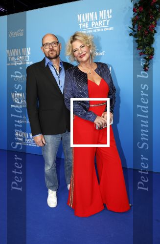 Rotterdam 27 september 2024
Premiere Mamma mia the party in sw Schiecentrale. Justine Marcella met partner