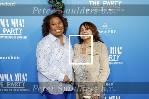 Rotterdam 27 september 2024
Premiere Mamma mia the party in  Schiecentrale. Justine Pelmelay kwam met een vriendin