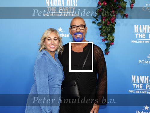 Rotterdam 27 september 2024
Premiere Mamma mia the party in sw Schiecentrale. maik de Boert met een vriendin