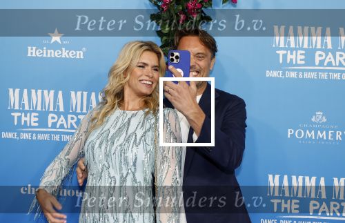Rotterdam 27 september 2024
Premiere Mamma mia the party in  Schiecentrale.  Nicolette v dam en Bas Smit
