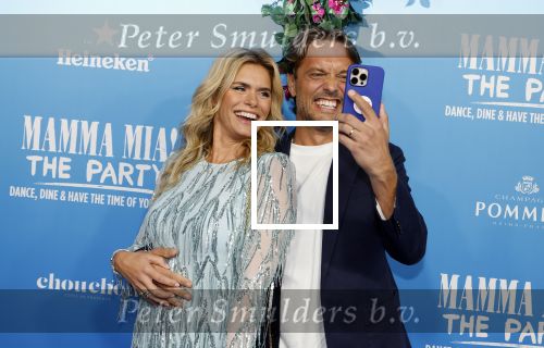 Rotterdam 27 september 2024
Premiere Mamma mia the party in  Schiecentrale.  Nicolette v dam en Bas Smit