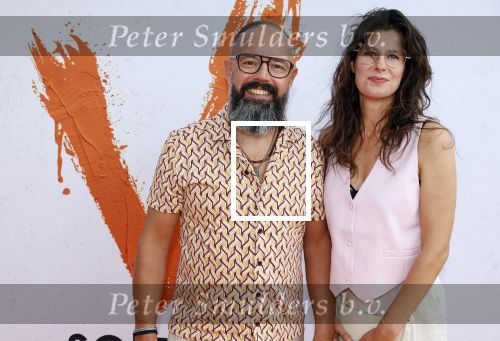 Katwijk 8 september 2024
Premiere Soldaat van Oranje in de Hangaar . Ramon Brugman  met partner