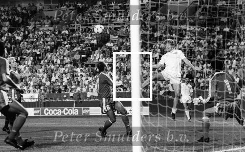 Stuttgart, 25 Mei 1988 PSV-Benfica, eindstand 0-0 Finale EC I ( voorloper van de Champions League ) en winnaar door strafschoppen na verlenging.
Soren Lerby
Foto Peter Smulders BV