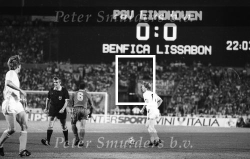 Stuttgart, 25 Mei 1988 PSV-Benfica, eindstand 0-0 Finale EC I ( voorloper van de Champions League ) en winnaar door strafschoppen na verlenging.
Soren Lerby
Foto Peter Smulders BV