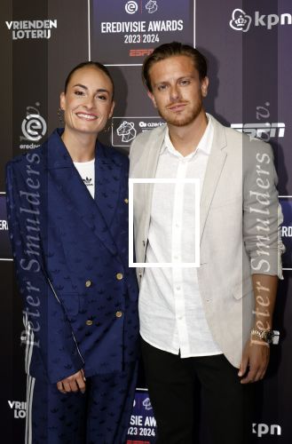 Utrecht 2 september 2024
Voetballer van het jaar verkiezing  van ESPN in de Fabrique in Utrecht. Tessa Wullaert met partner
