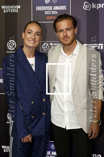 Utrecht 2 september 2024
Voetballer van het jaar verkiezing  van ESPN in de Fabrique in Utrecht. Tessa Wullaert met partner