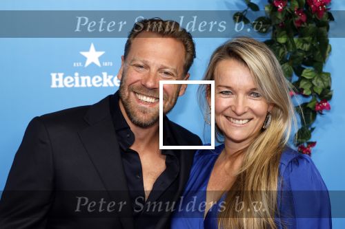 Rotterdam 27 september 2024
Premiere Mamma mia the party in  Schiecentrale. Tim Klijn met zijn vrouw