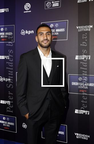 Utrecht 2 september 2024
Voetballer van het jaar verkiezing  van ESPN in de Fabrique in Utrecht. Vangelis Pavlidis met vriendin