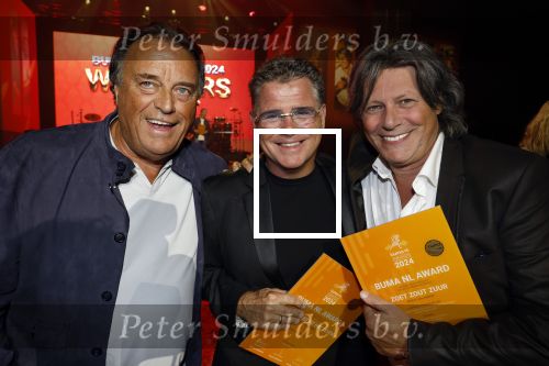 Tilburg 30 september 2024
Uitreiking Buma Prijzen bij 013 in Tilburg . Wolter Kroes met Bram Koning en Edwin Hoevelaak