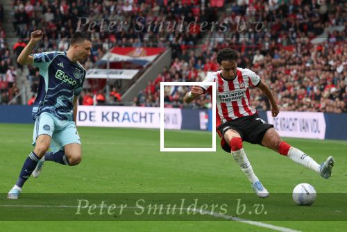 Eindhoven, 21 September 2025
PSV-AJAX, Eindstand 2-2
Kompetitie seizoen 2025-2026
Anass Salah-Eddine met Steven Berghuis