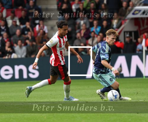 Eindhoven, 21 September 2025
PSV-AJAX, Eindstand 2-2
Kompetitie seizoen 2025-2026
Anass Salah-Eddine met Steven Berghuis