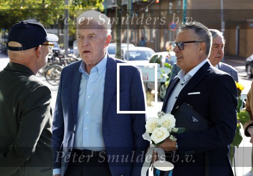 Rotterdam 22 september 2025
Herdenkingsbijeenkomst voor Joke Bruijs in Theater Walhalla . Andre v Duin met partner en Sjoerd Pleijsier