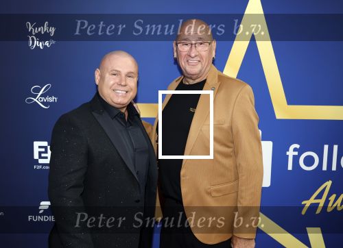 Amsterdam 1 september 2025
F2F feestje in Tuschinski . Antonio Holsken poseert met partner Frans Burhenne