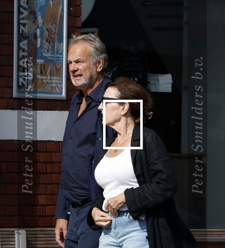 Amsterdan 25 augustus 2025
Bert Kuizenga met zijn vrouw op straat in Amsterdam zuid