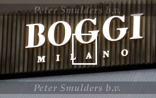 Amsterdam 26 augustus 2026
Logo\'s van de winkels op de pc hooftstraat . DE Winkelstraat van Nederland .
Boggi