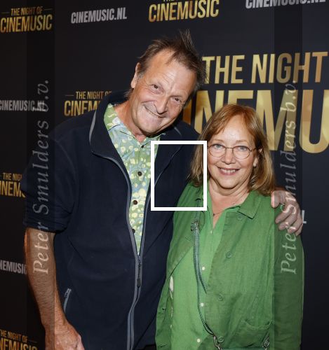 Amsterdam 12 september 2025
Uitreiking Cinemusic Rembrandt Oeuvre Award - tijdens The Night Of Cinemusic in het Concertgebouw. Jeroen Krabbe krijgt Ouvre prijs uit handen van Rene Mioch . Dave Schram met zijn vrouw Maria Peters