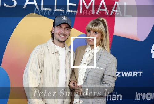 Hilversum 9 september 2025
NPO najaarspresentatie bij beeld en geluid . Dylan Haegens
en partner Marit Brugman
