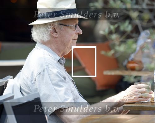 Amsterdam 1 juli 2025
Eddy Habbema met zijn vrouw op terras.