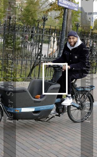 Amsterdam 26 september 2025
Edson da Graca op de bakfiets in Amsterdam.