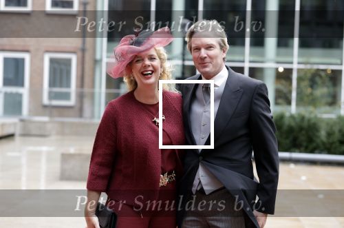 Den Haag 16 september 2025
Prinsjesdag 2025 in Den Haag . Foort van Oosten poseert met partner Danielle
