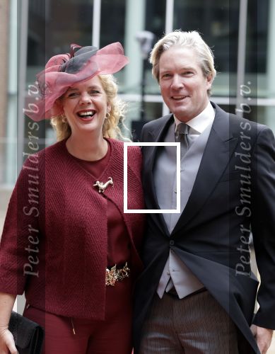 Den Haag 16 september 2025
Prinsjesdag 2025 in Den Haag . Foort van Oosten poseert met partner Danielle