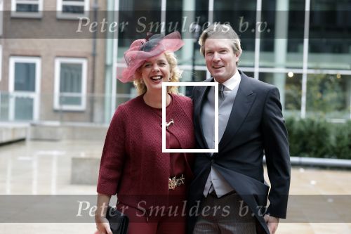 Den Haag 16 september 2025
Prinsjesdag 2025 in Den Haag . Foort van Oosten poseert met partner Danielle
