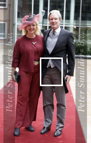Den Haag 16 september 2025
Prinsjesdag 2025 in Den Haag . Foort van Oosten poseert met partner Danielle