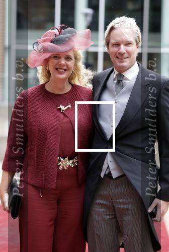 Den Haag 16 september 2025
Prinsjesdag 2025 in Den Haag . Foort van Oosten poseert met partner Danielle