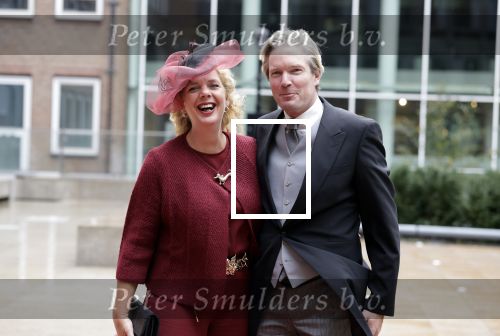Den Haag 16 september 2025
Prinsjesdag 2025 in Den Haag . Foort van Oosten poseert met partner Danielle