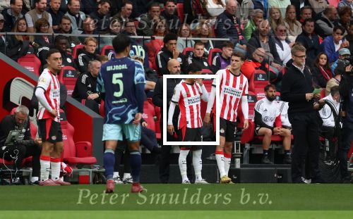 Eindhoven, 21 September 2025
PSV-AJAX, Eindstand 2-2
Kompetitie seizoen 2025-2026
Guus Til en Mauro Junior als invallers