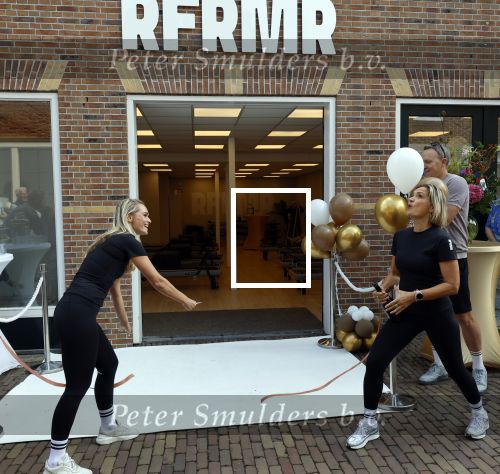 Enkhuizen 30 augustus 2025
Irene Schouten opent met haar compagnon Susan Bakker de tweede RFRMR  .RFRMR is een pilates studio