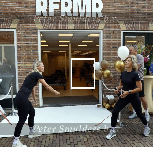 Enkhuizen 30 augustus 2025
Irene Schouten opent met haar compagnon Susan Bakker de tweede RFRMR  .RFRMR is een pilates studio