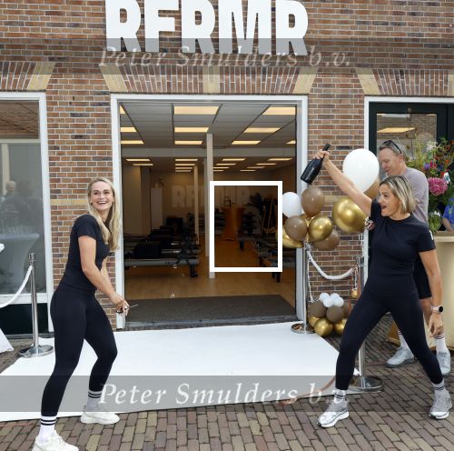 Enkhuizen 30 augustus 2025
Irene Schouten opent met haar compagnon Susan Bakker de tweede RFRMR  .RFRMR is een pilates studio