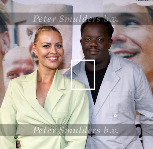 Den Haag 3 september 2025
Premiere Goldband in Pathe Buitenhof Den Haag . Iris de Graaf met partner Tony Boakye