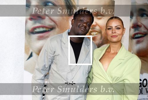 Den Haag 3 september 2025
Premiere Goldband in Pathe Buitenhof Den Haag . Iris de Graaf met partner Tony Boakye