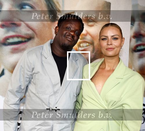 Den Haag 3 september 2025
Premiere Goldband in Pathe Buitenhof Den Haag . Iris de Graaf met partner Tony Boakye