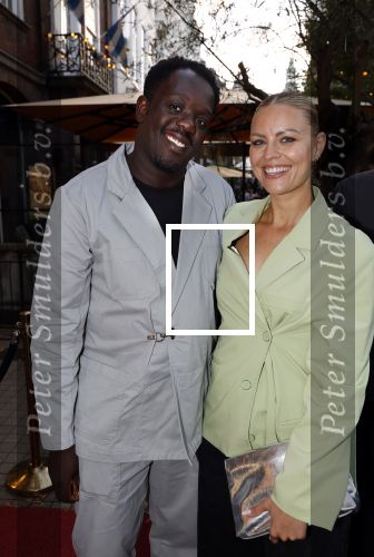 Den Haag 3 september 2025
Premiere Goldband in Pathe Buitenhof Den Haag . Iris de Graaf met partner Tony Boakye