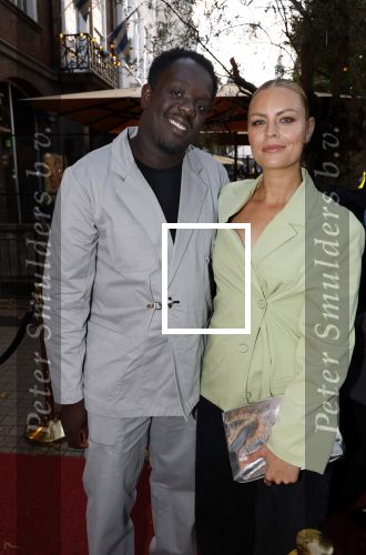 Den Haag 3 september 2025
Premiere Goldband in Pathe Buitenhof Den Haag . Iris de Graaf met partner Tony Boakye