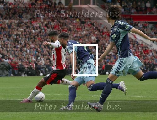 Eindhoven, 21 September 2025
PSV-AJAX, Eindstand 2-2
Kompetitie seizoen 2025-2026
Ismael Saibari met Josip Sutalo