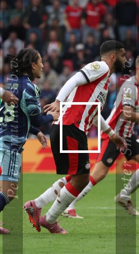 Eindhoven, 21 September 2025
PSV-AJAX, Eindstand 2-2
Kompetitie seizoen 2025-2026
Ismael Saibari met Kian Fitz-Jim