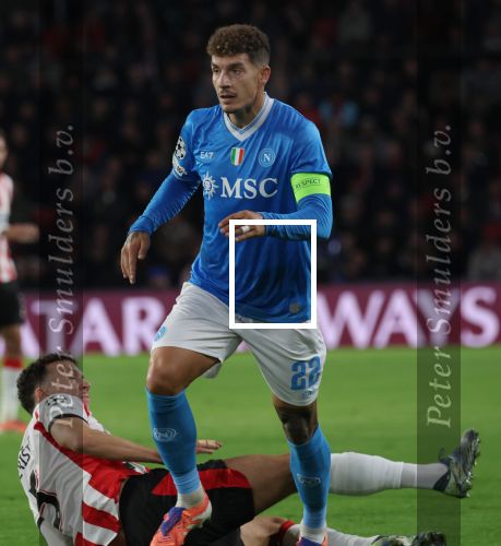 Eindhoven, 21 Oktober 2025
CL Wedstrijd PSV-Napolie, eindstand 6-2
Ivan Perisic met Giovanni Di Lorenzo