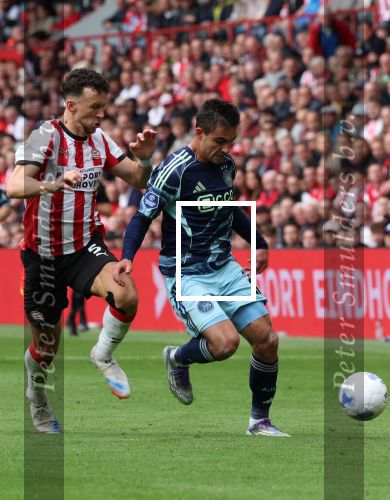 Eindhoven, 21 September 2025
PSV-AJAX, Eindstand 2-2
Kompetitie seizoen 2025-2026
Ivan Perisic met Lucas Rosa