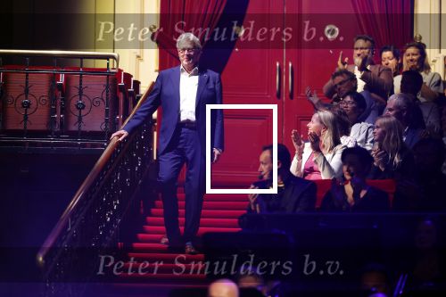 Amsterdam 12 september 2025
Uitreiking Cinemusic Rembrandt Oeuvre Award - tijdens The Night Of Cinemusic in het Concertgebouw. Jeroen Krabbe krijgt Ouvre prijs uit handen van Rene Mioch .