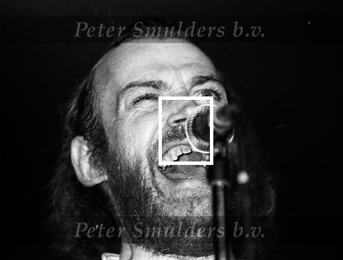 Eindhoven 1982 Joe Cocker optreden in het POC (Philips Ontspannings Centrum
