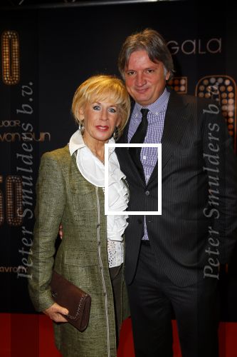 Utrecht 18 november 2014
Andre v Duin viert zijn 50 jarig artiesten bestaan in het Beatrix theater. Joke Bruijs met vriend Frits Landesberger