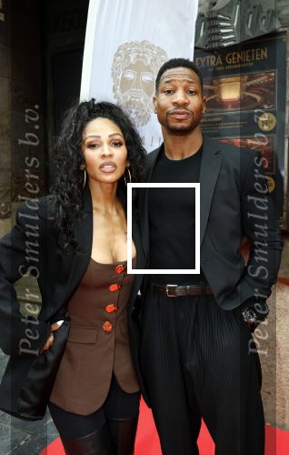 Amsterdam 3 september 2025
Septimius Awards, in Tuschinski Theater. Jonathan Majors  met zijn vrouw Meagan Good