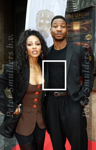 Amsterdam 3 september 2025
Septimius Awards, in Tuschinski Theater. Jonathan Majors  met zijn vrouw Meagan Good